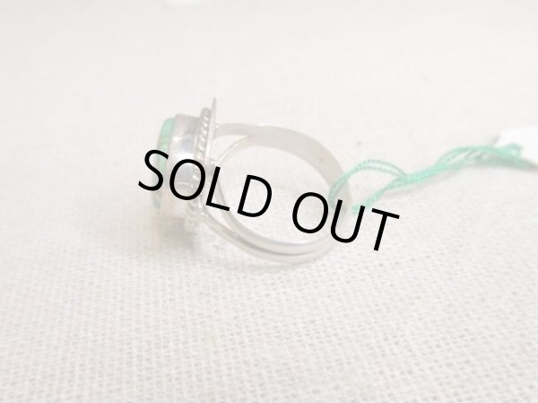 画像2: ソノランゴールドターコイズ リング (2)