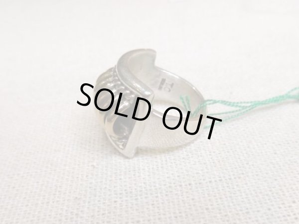 画像2: シルバー & ゴールドフィルド リング  (2)