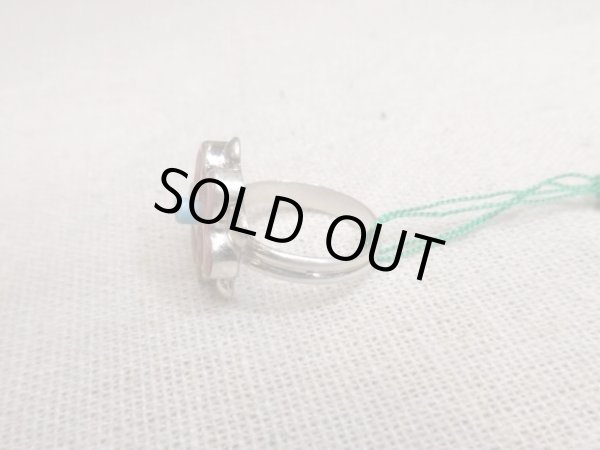 画像2: ズニ フラワー インレイ リング (2)