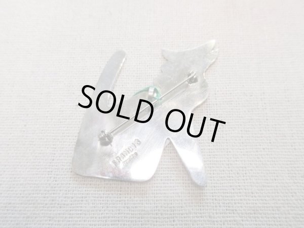 画像2: Melvin Francis コヨーテ ピンブローチ (2)