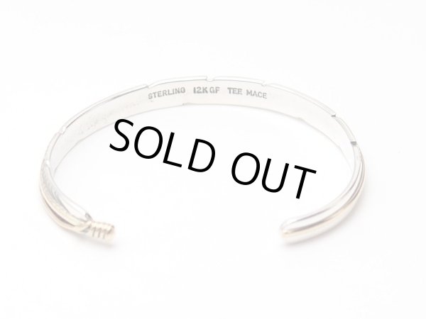 画像2: Tee Mace シルバー&12kgf フェザー バングル (2)