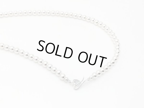 画像3: ナバホパールネックレス 5mm丸玉 41cm (3)