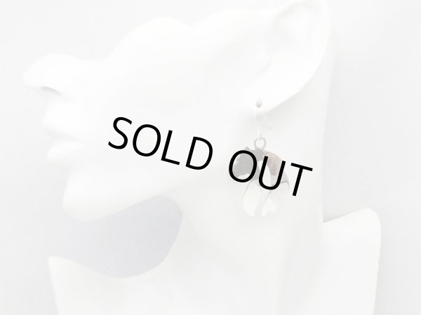 画像3: ナバホ　 Harris Joe シルバーホース　ダングルピアス (3)