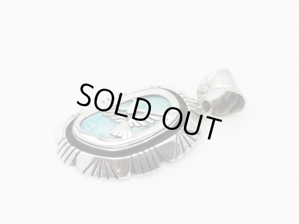 画像2: Herman Vandever  ターコイズペンダントトップ (2)