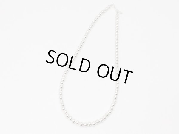 画像2: ナバホパールネックレス 5mm丸玉 41cm (2)