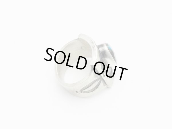 画像3: Herman Vandever  モレンシーターコイズ シールドリング (3)