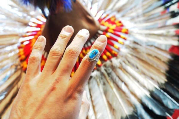 画像4: キングマンターコイズ リング (4)