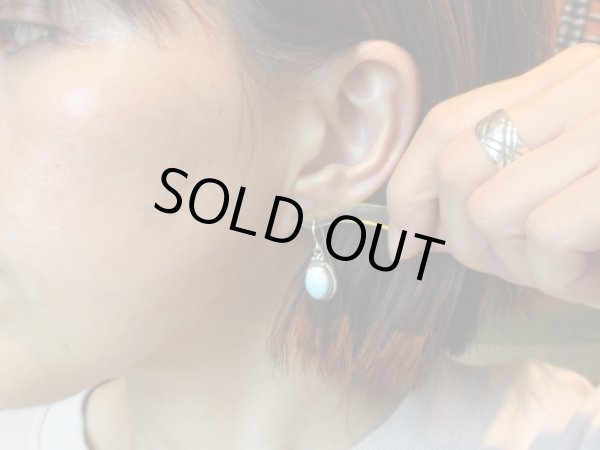 画像3: ターコイズ ダングルピアス (3)