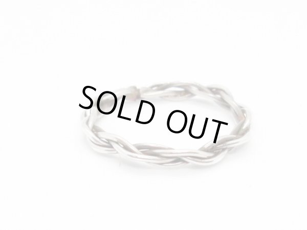 画像2: シルバー　ツイスト　リング　 (2)