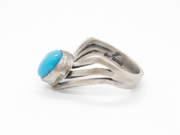 画像2: キングマンターコイズ リング (2)