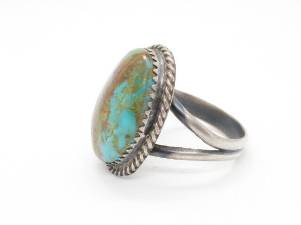 画像2: ボルダーターコイズ リング (2)