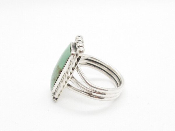 画像2: アガベグリーンターコイズ リング (2)