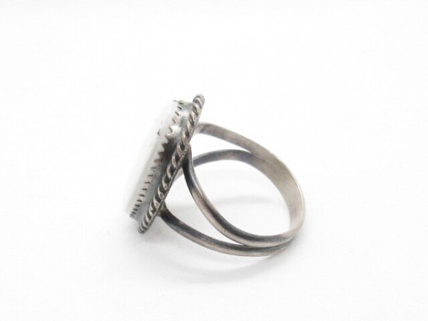 画像2: ホワイトバッファロー リング  (2)