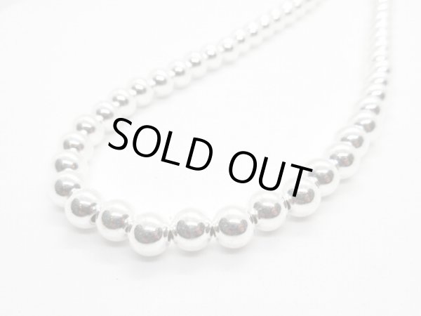 画像2: ナバホパールネックレス　8mm丸玉　41cm (2)