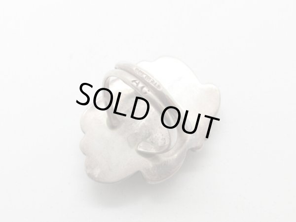 画像3: 1980's グリーンターコイズ リング (3)