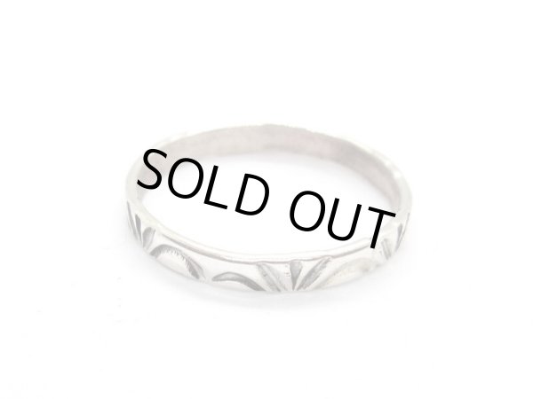 画像2: シルバー 　スタンプ　リング　 (2)