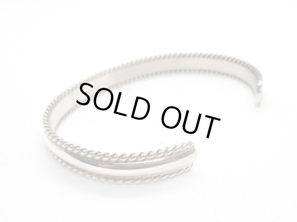 画像2: ハーフラウンド ツイステッドワイヤー バングル ヘビー (2)