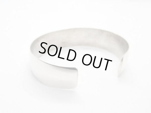 画像2: シルバープレーン バングル (2)