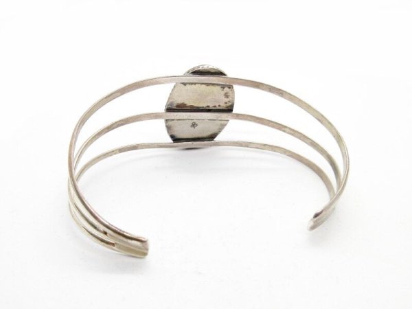 画像2: 1980’s　ズニ　フラワーインレイ　バングル (2)