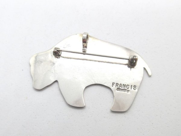 画像2: Melvin Francis　バッファロー　ピンブローチ (2)