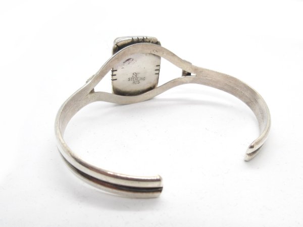 画像2: ボルダーターコイズ バングル (2)