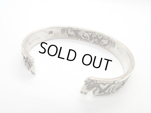 画像4: Lloyd Becenti  ストーリーテラー　バングル (4)