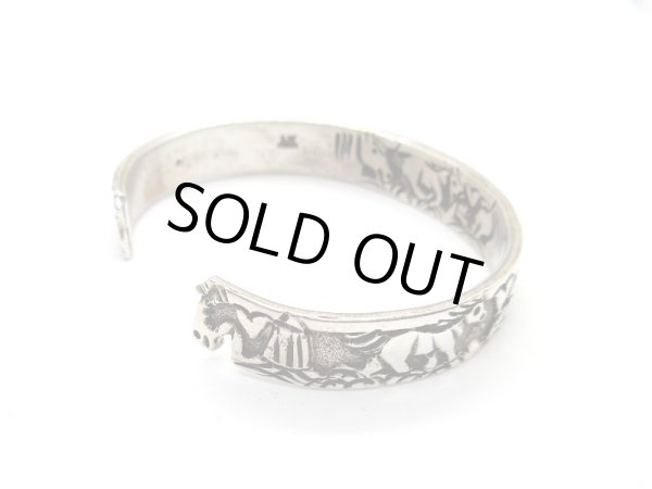 画像3: Lloyd Becenti  ストーリーテラー　バングル (3)