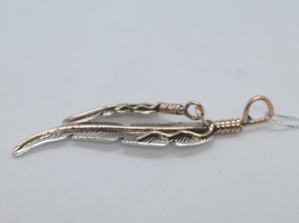 画像2: JoeMace フェザーネックレス (2)