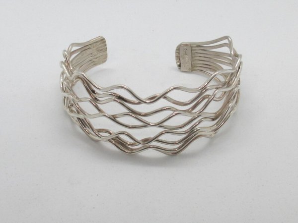 画像1: ウェーブ　バングル (1)