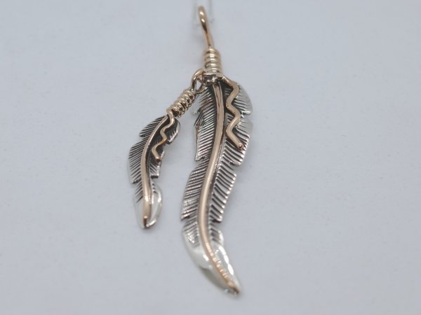 画像1: JoeMace フェザーネックレス (1)