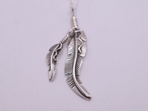 画像1: JoeMace フェザーネックレス (1)