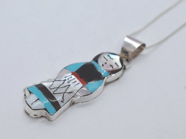 画像2: ズニガール　インレイペンダント (2)