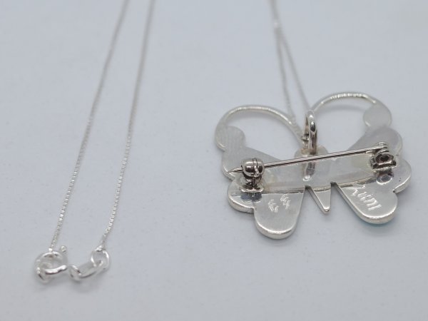 画像4: マルチカラーバタフライペンダント (4)