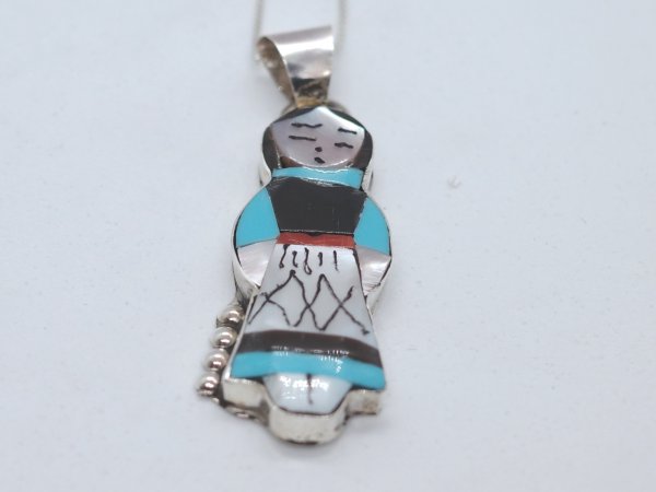 画像1: ズニガール　インレイペンダント (1)