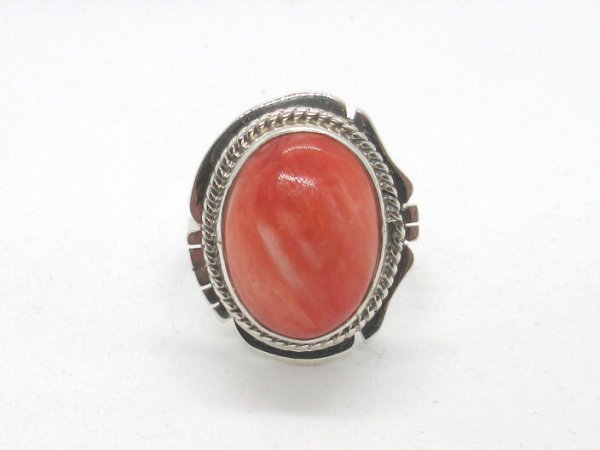 画像1: スパイニーオイスターシェル　リング (1)