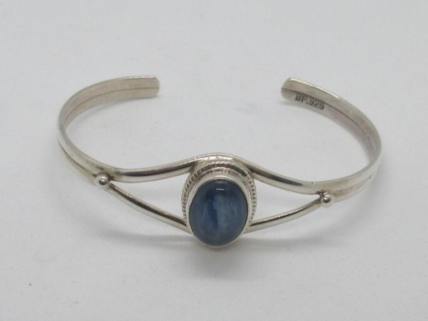 画像1: ナバホ　ラブラドライト　バングル (1)