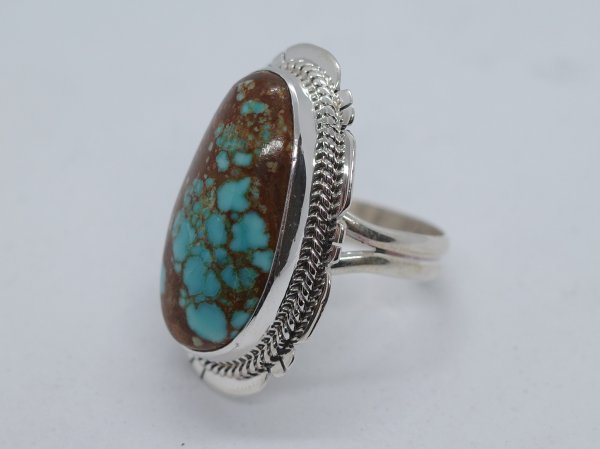 画像2: #8ターコイズリング (2)